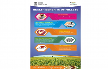  Brochure, Recipes, Presentation and standees of Millets for IYoM 2023